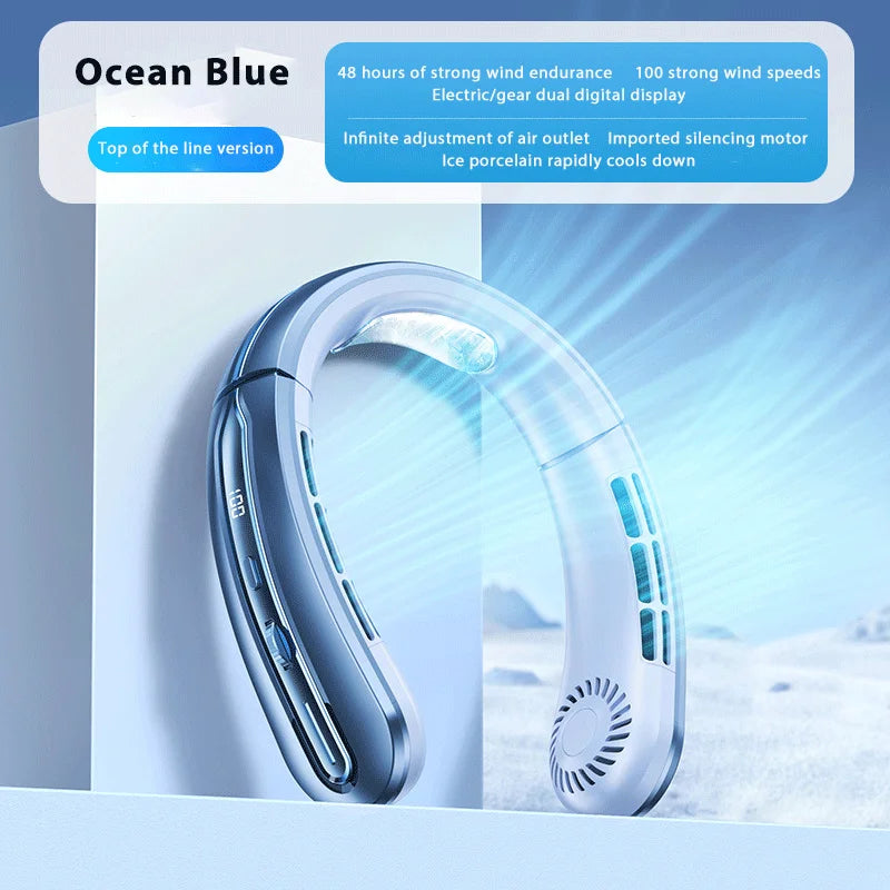 Neck Breeze — Xiaomi MIJIA Portable Rotary Vane Neck Fan
