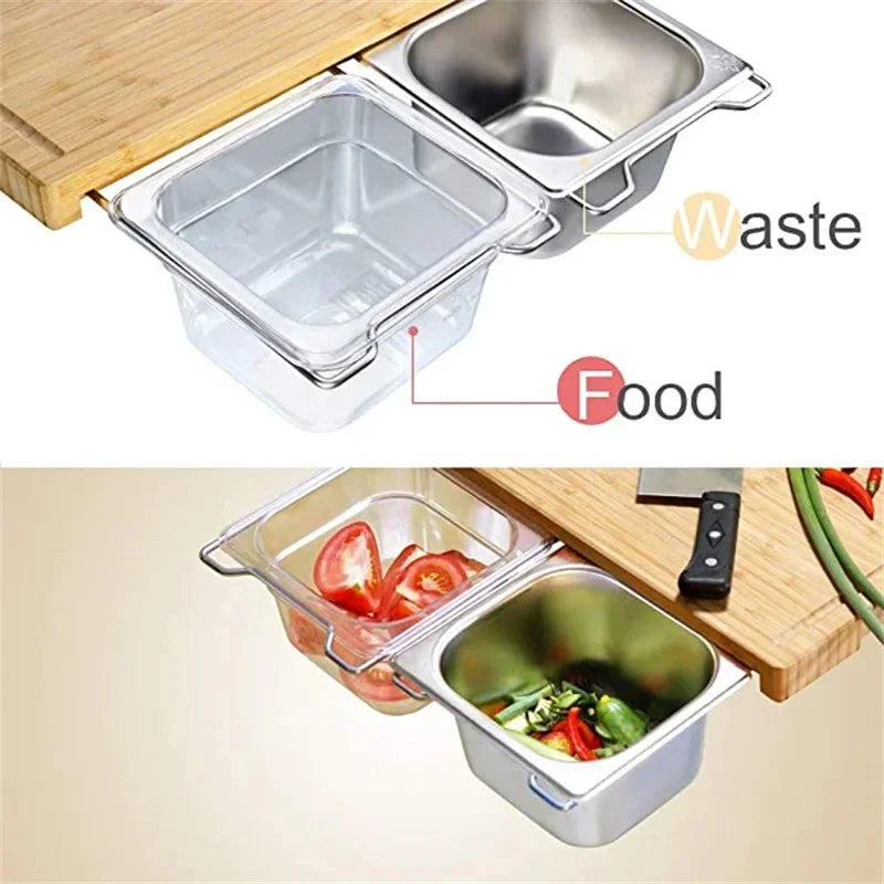 BambūBox™ – Expandable Kitchen Cutting Station
