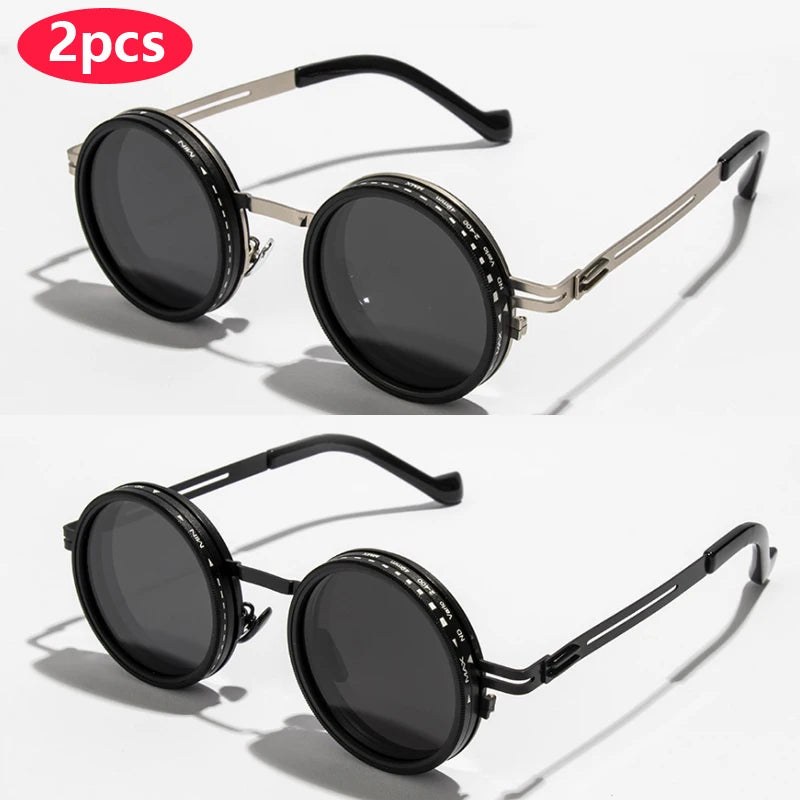 Punk Polarized Sunglasses – Adjustable ND Lenses 1-9, UV400