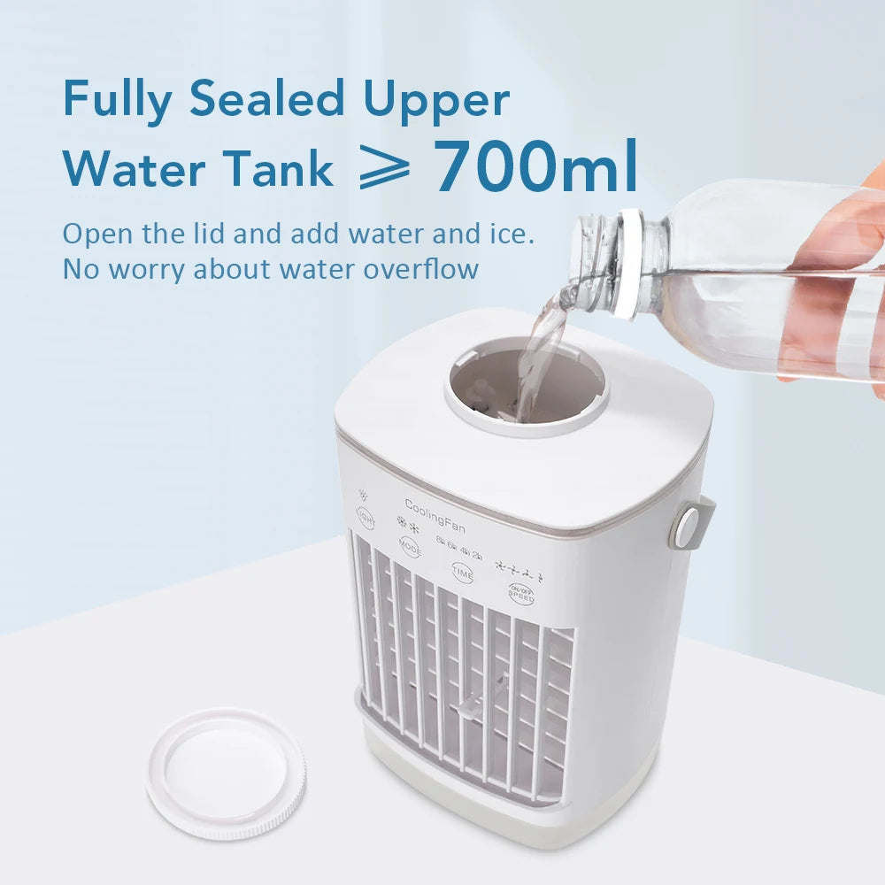 GlowBreeze™ — Mini Mist Cooling Fan