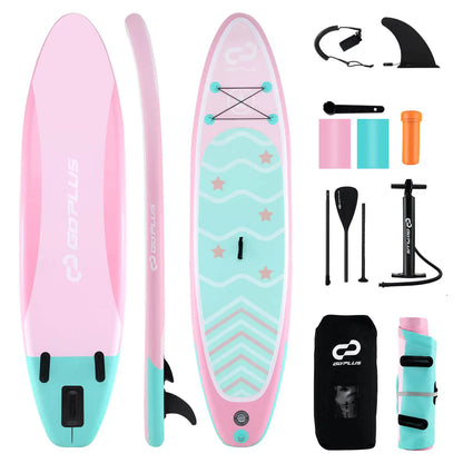 🌊🛶AquaGlide 10’ – Inflatable Stand-Up Paddle Board with Backpack