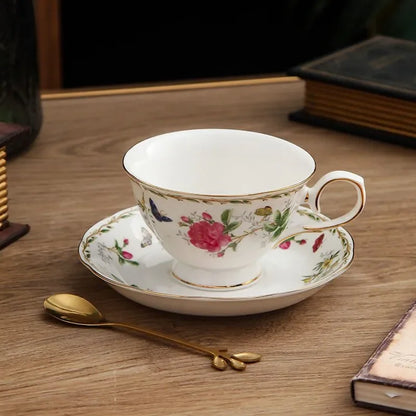 Blosséa™ – European Floral Coffee & Tea Set