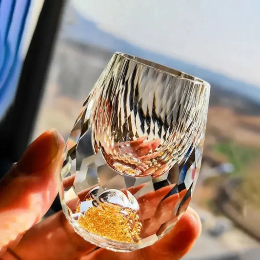 Aurora Luxe – 6pc Crystal Shot Glass Set