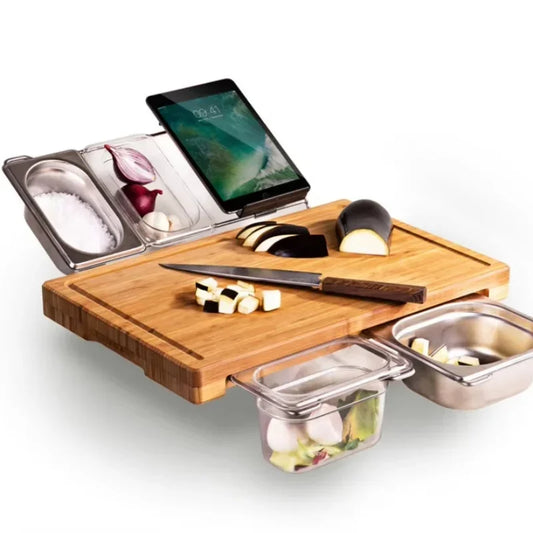 BambūBox™ – Expandable Kitchen Cutting Station