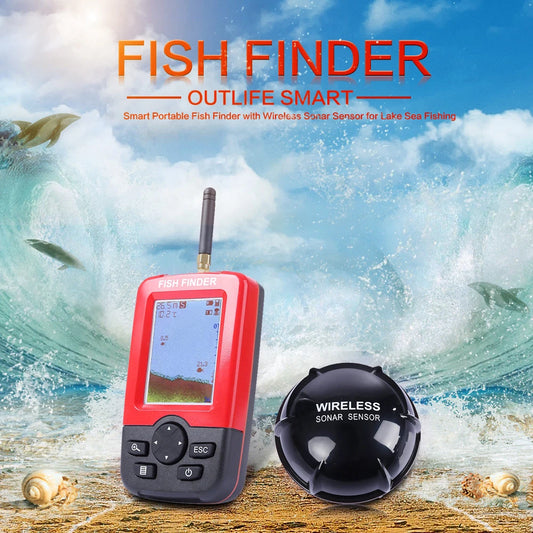 Aqua Pulse™ – 100M Portable Sonar Fish Finder