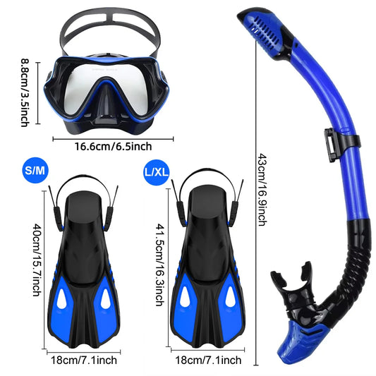 AquaQuest™ 3-in-1 Snorkel Set
