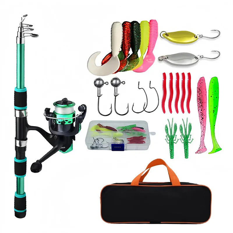 Aqua Nomad™ – Complete Telescopic Fishing Kit