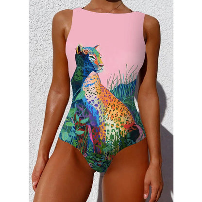 BloomTide One-Piece™ – Floral Wrap Swimsuit