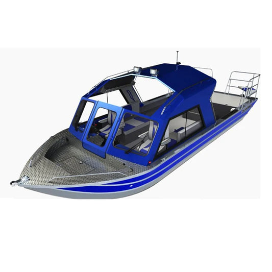 🚤✨ Kindle Explorer 23 – Classic 2-Person Aluminum Jet Boat