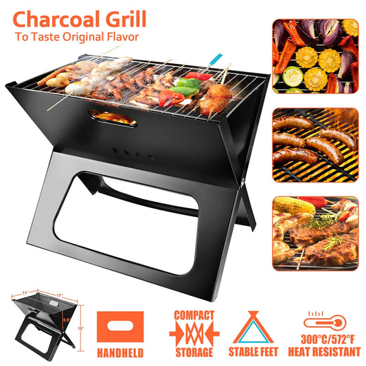 GrillMate Fold — Compact Charcoal BBQ for Outdoor Adventures