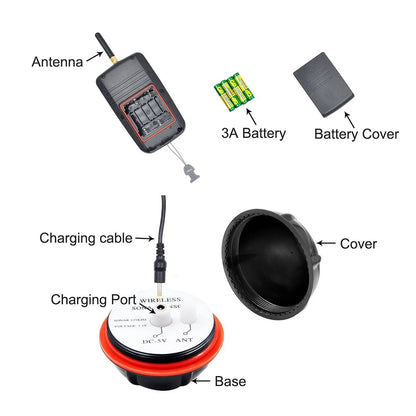 Aqua Pulse™ – 100M Portable Sonar Fish Finder