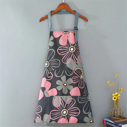 BlossomGuard Apron – Floral Shield for Everyday Chefs