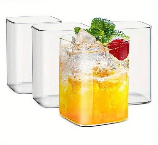 🥂✨KEMORELA Clear Highball Glasses – Set of 4 (15oz & 19oz)