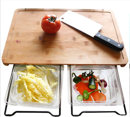 BambūBox™ – Expandable Kitchen Cutting Station