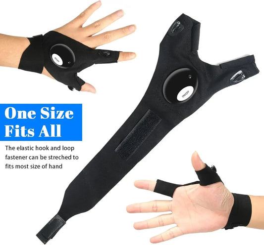 Lumi Grip™ – LED Fingerless Utility Gloves