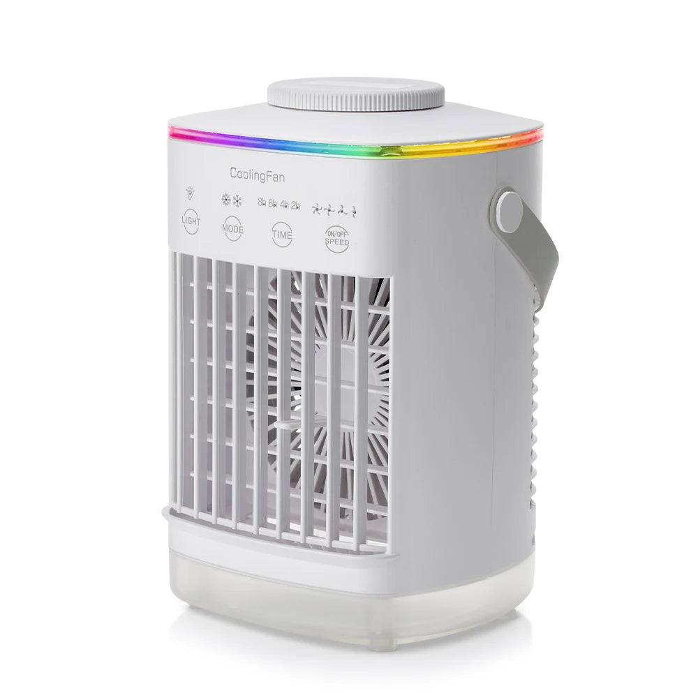 GlowBreeze™ — Mini Mist Cooling Fan