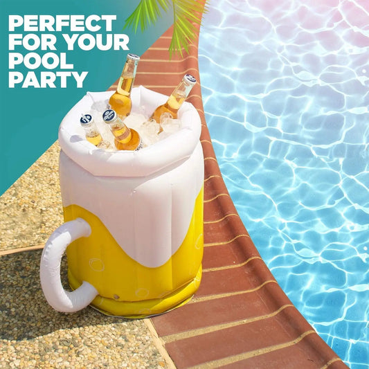🌟 Product Name: ChillWave™ Inflatable Beer Mug Cooler 🍺❄️