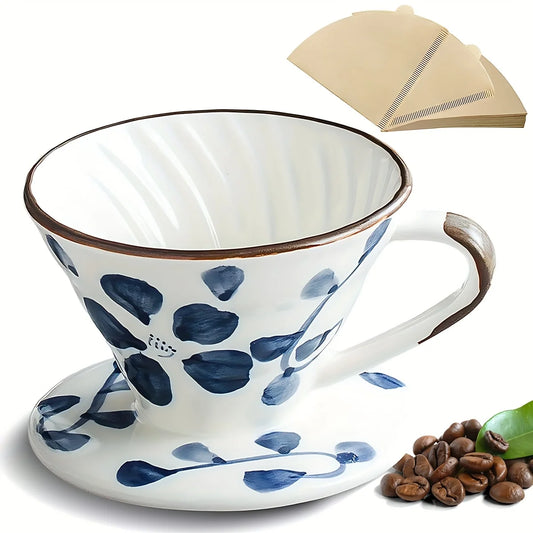 BrewMaster™ Ceramic Pour-Over Coffee Maker Set ☕️✨