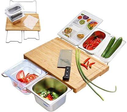 BambūBox™ – Expandable Kitchen Cutting Station