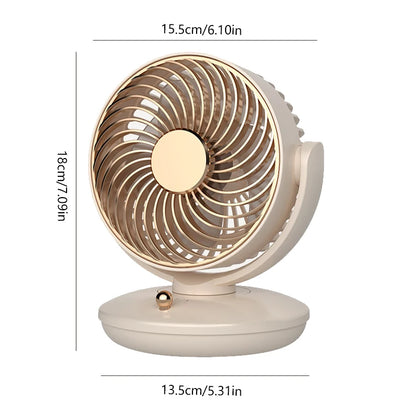 Silent Flex — 6" Portable USB Desk Fan