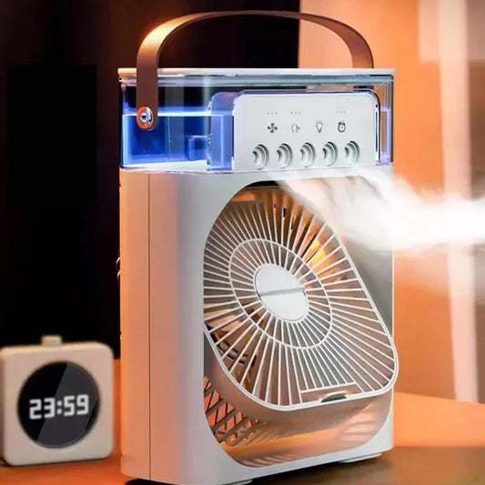 Breeze Lux — 3-in-1 Mini Air Cooler with LED Light