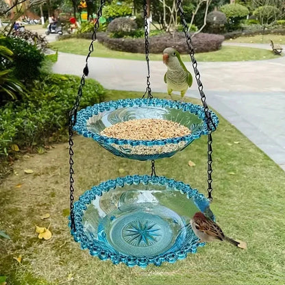 BloomNest Garden Bird Bath & Feeder