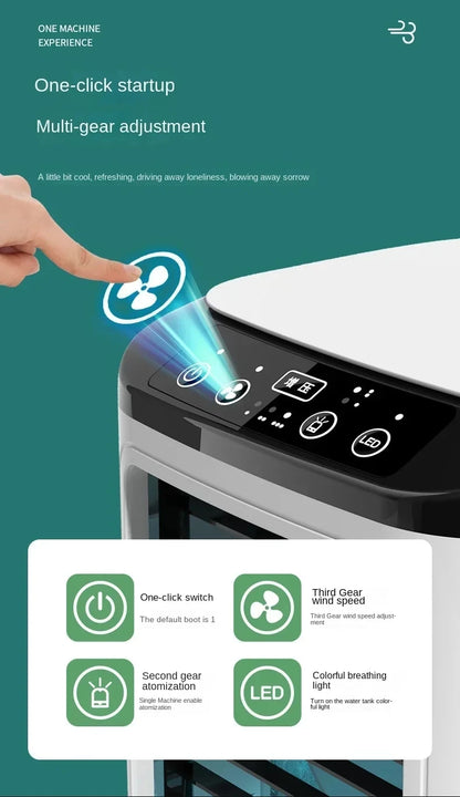 LumiChill™ — Ultrasonic Air Cool & Glow