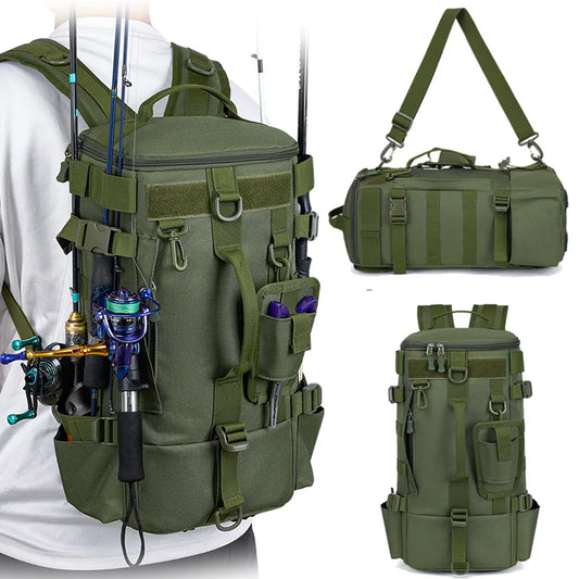 Trail Catch™ – Tactical Outdoor Fishing Backpack