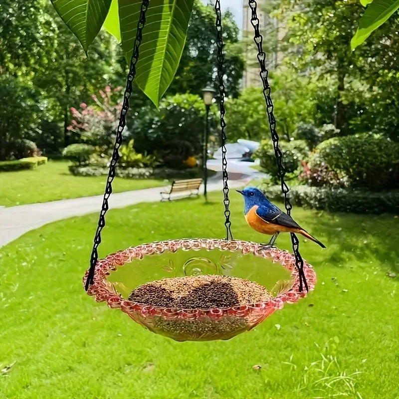 BloomNest Garden Bird Bath & Feeder
