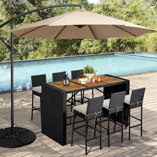 "TerraBar Elegance – 7-Piece Acacia Garden Set"