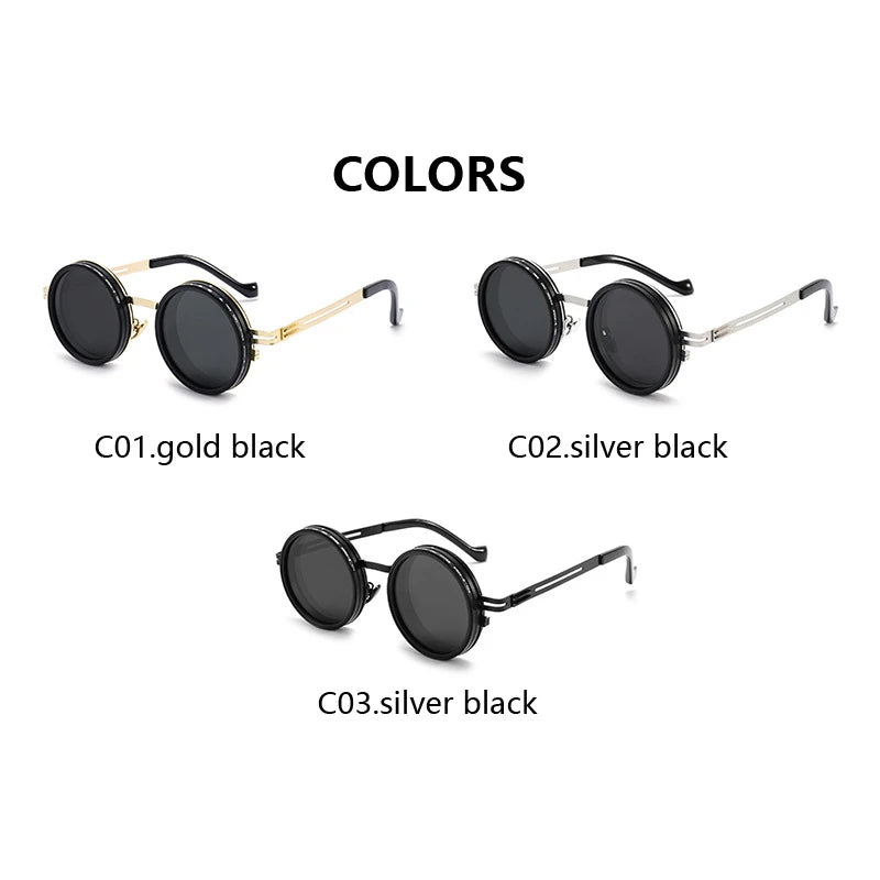 Punk Polarized Sunglasses – Adjustable ND Lenses 1-9, UV400