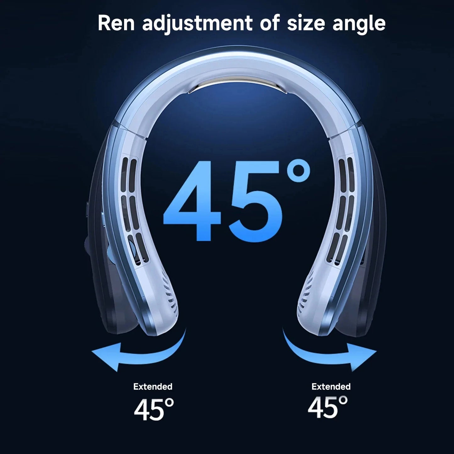 Neck Breeze — Xiaomi MIJIA Portable Rotary Vane Neck Fan