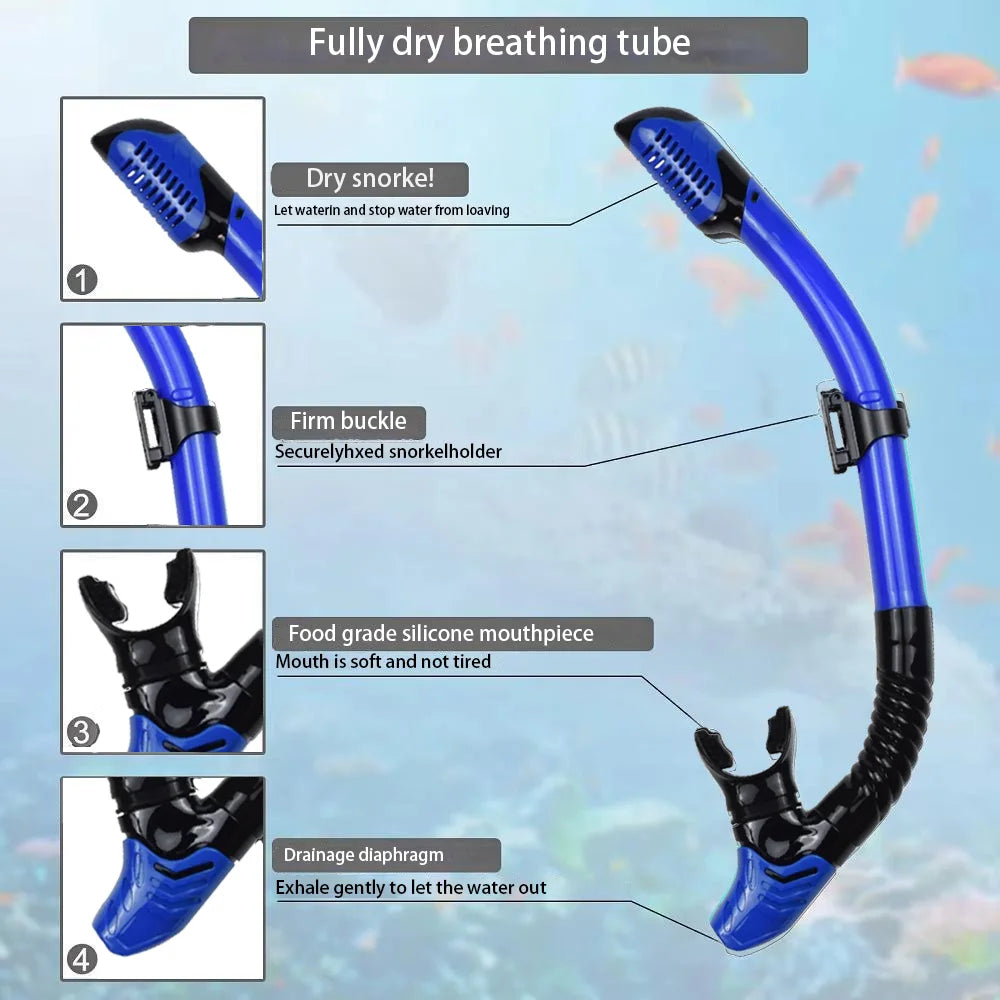 AquaQuest™ 3-in-1 Snorkel Set
