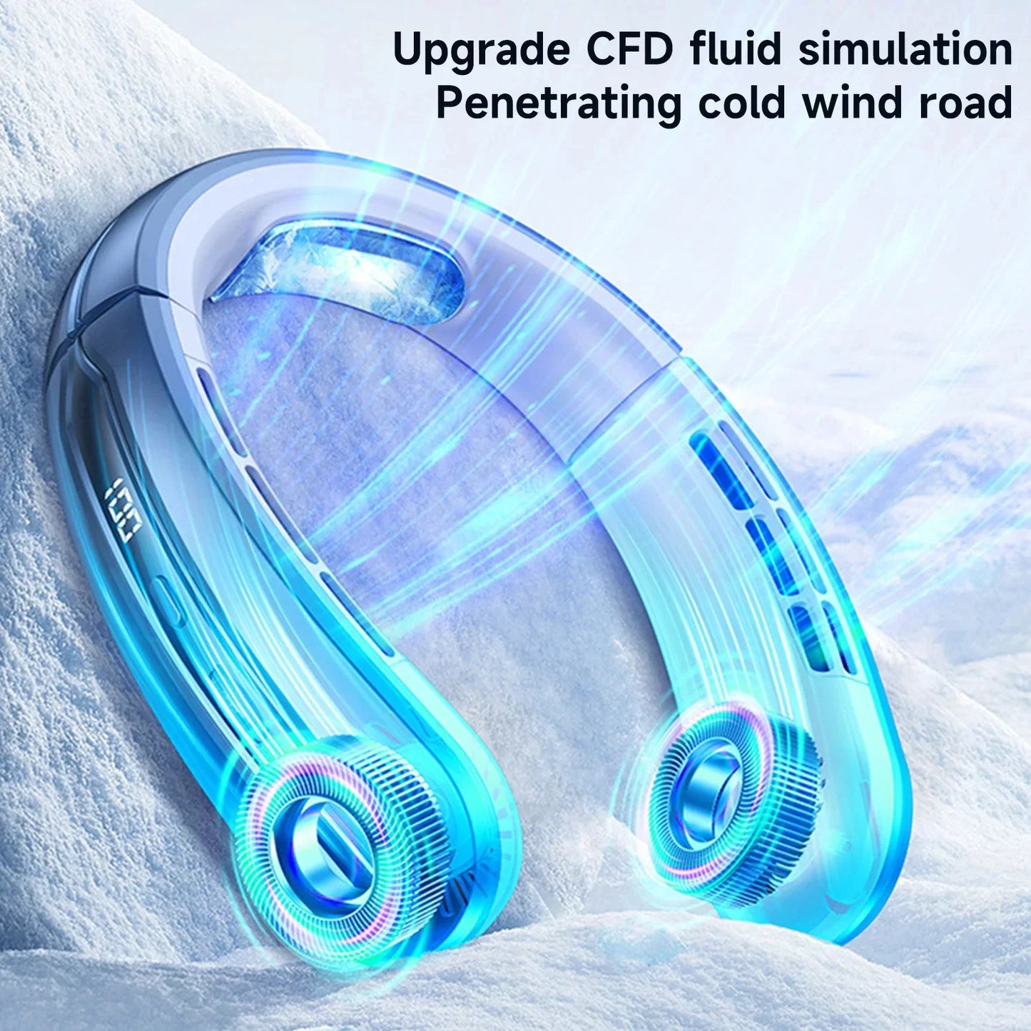 Neck Breeze — Xiaomi MIJIA Portable Rotary Vane Neck Fan