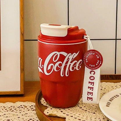 CokeStyle Stainless Steel Insulated Cup 🥤❄️🔥