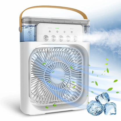 Breeze Lux — 3-in-1 Mini Air Cooler with LED Light