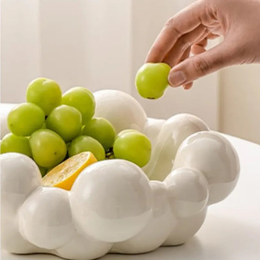 🍊✨EleganceWare – Light Luxury Ceramic Fruit Plate