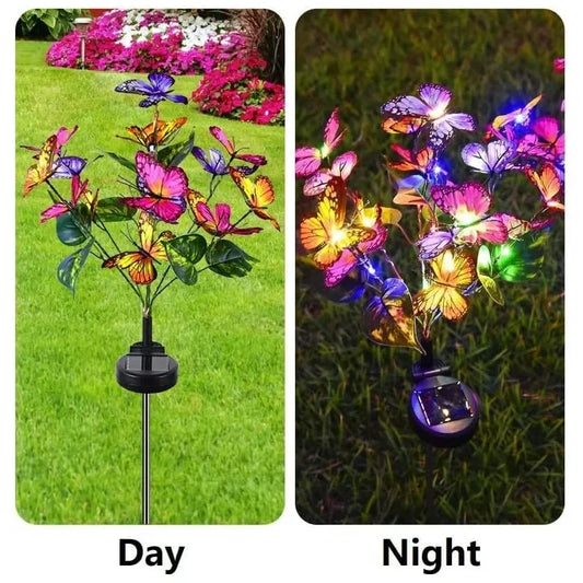 FlutterGlow Solar Butterfly Lights