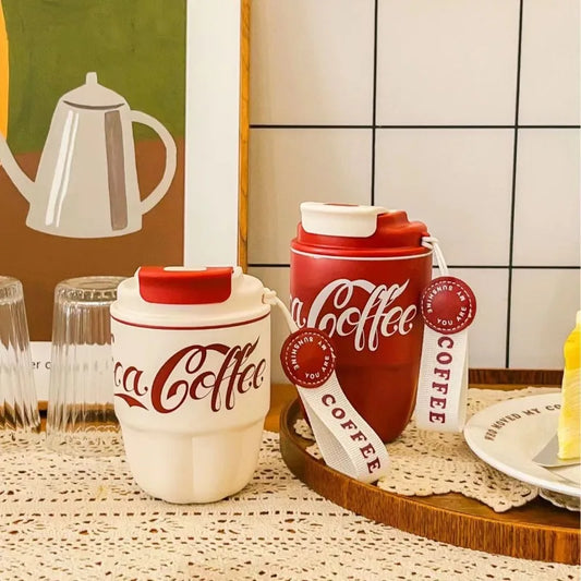 CokeStyle Stainless Steel Insulated Cup 🥤❄️🔥