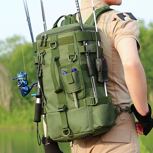 Trail Catch™ – Tactical Outdoor Fishing Backpack