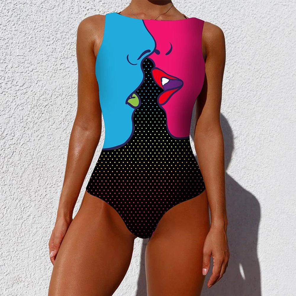 BloomTide One-Piece™ – Floral Wrap Swimsuit