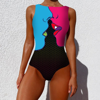 BloomTide One-Piece™ – Floral Wrap Swimsuit
