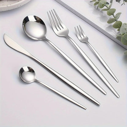 Auraglow – 60pc Golden Luxe Cutlery Set