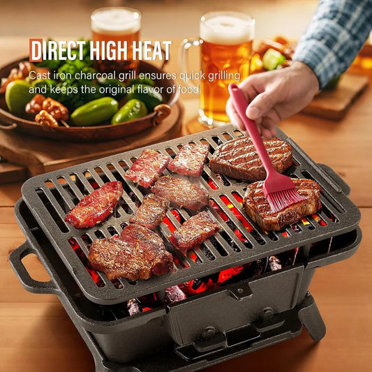 🔥 FireNest Portable Hibachi Grill