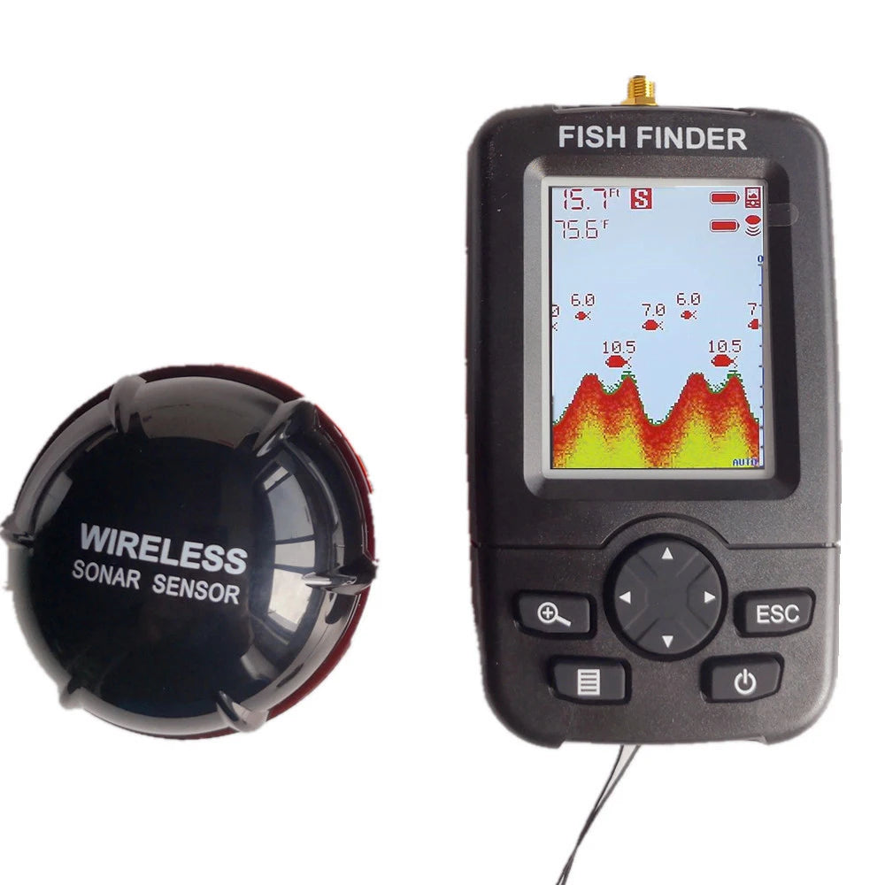 Aqua Pulse™ – 100M Portable Sonar Fish Finder