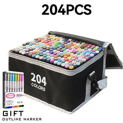 "ChromaTwist™ Dual-Tip Art Marker Set"