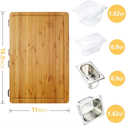 BambūBox™ – Expandable Kitchen Cutting Station