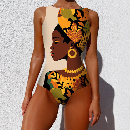 BloomTide One-Piece™ – Floral Wrap Swimsuit