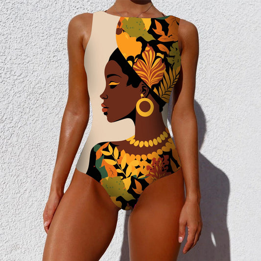 BloomTide One-Piece™ – Floral Wrap Swimsuit