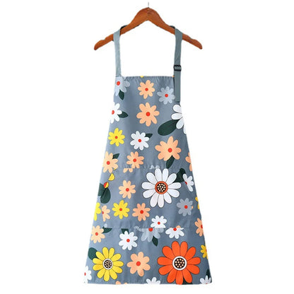 BlossomGuard Apron – Floral Shield for Everyday Chefs